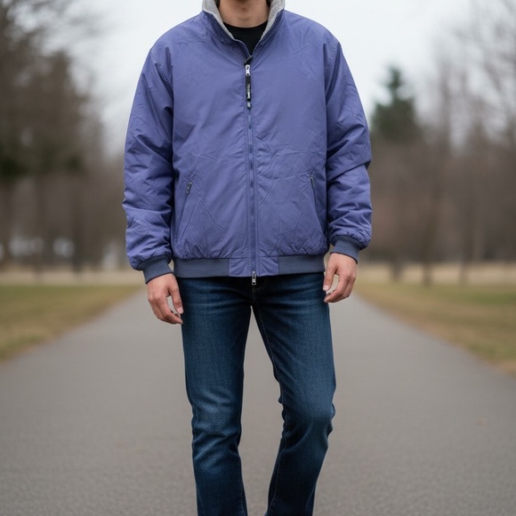 L. L. Bean Men’s Warm-Up Fleece Lined  Jacket W 3M Insulate Size XXL - Picture 3 of 8